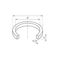 Кольцо уплотнительное прямоугольного сечения 26-34-3